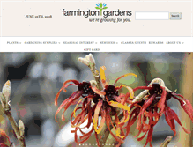 Tablet Screenshot of farmingtongardens.com